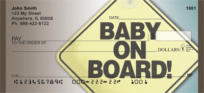 Baby On Board Personal Checks