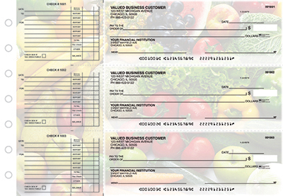 Colorfully Healthy Accounts Payable Business Checks