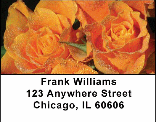 Roses Address Labels