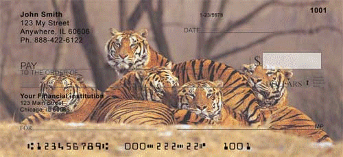 Bengal Tigers Personal Checks