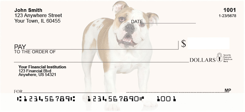 Bull Dog Personal Checks