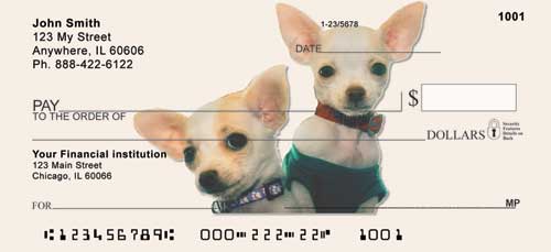 Chihuahuas Personal Checks