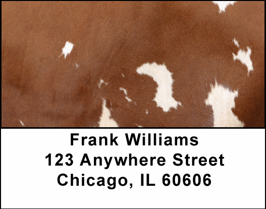 Cow Prints Address Labels