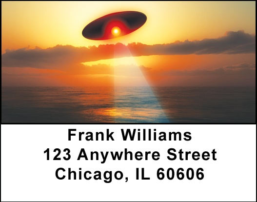 Alien Abduction Address Labels