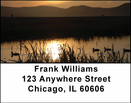 Ducks At Daybreak Address Labels