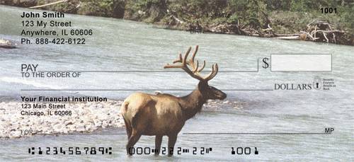 Elks In High Country Personal Checks