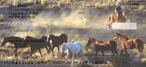 Wild Horse Roundup Personal Checks