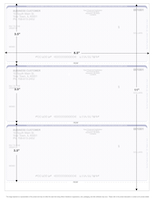 Teal Marble 3 Per Page Laser Checks | L3C-AM