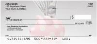 Pink Polka Dot Piggy Personal Checks | BBC-36