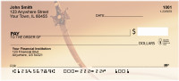 Floating Swords Personal Checks | BBF-44