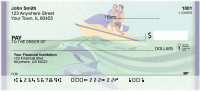 Jet Skiing With Dolphins Personal Checks | BBH-58