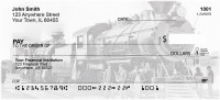 Greeting The Iron Horse Personal Checks | BBH-70