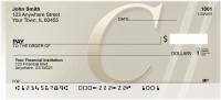 Golden Monogram C Personal Checks | BBI-41