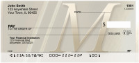 Golden Monogram M Personal Checks | BBI-51