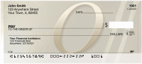 Golden Monogram O Personal Checks | BBI-53
