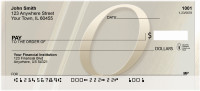 Golden Monogram O Personal Checks | BBI-53