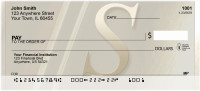 Golden Monogram S Personal Checks | BBI-57