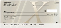 Golden Monogram X Personal Checks | BBI-62