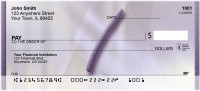 Prosperous Purple Monogram I Personal Checks | BBI-73