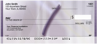 Prosperous Purple Monogram I Personal Checks | BBI-73