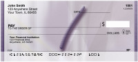 Prosperous Purple Monogram I Personal Checks | BBI-73