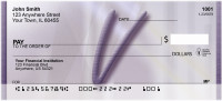 Prosperous Purple Monogram V Personal Checks | BBI-86