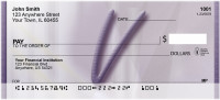 Prosperous Purple Monogram V Personal Checks | BBI-86
