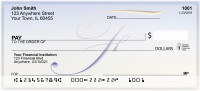Softly Monogram F  Personal Checks | BBI-96