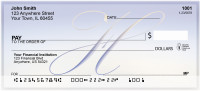Softly Monogram H  Personal Checks | BBI-98