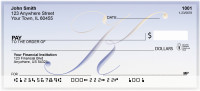 Softly Monogram K  Personal Checks | BBJ-02