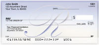 Softly Monogram R  Personal Checks | BBJ-09