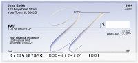 Softly Monogram U  Personal Checks | BBJ-12