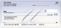 Softly Monogram U  Personal Checks | BBJ-12