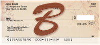 Strength And Longevity Monogram B Personal Checks | BBJ-19