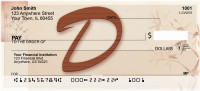 Strength And Longevity Monogram D Personal Checks | BBJ-21