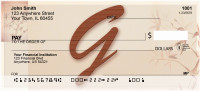 Strength And Longevity Monogram G Personal Checks | BBJ-24