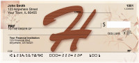 Strength And Longevity Monogram H Personal Checks | BBJ-25