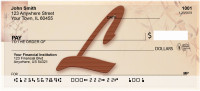 Strength And Longevity Monogram L Personal Checks | BBJ-29