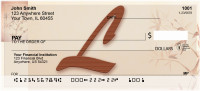 Strength And Longevity Monogram L Personal Checks | BBJ-29