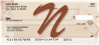 Strength And Longevity Monogram N Personal Checks | BBJ-31