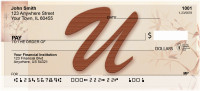 Strength And Longevity Monogram U Personal Checks | BBJ-38
