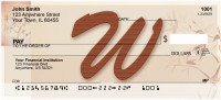 Strength And Longevity Monogram W Personal Checks | BBJ-40
