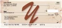 Strength And Longevity Monogram Y Personal Checks | BBJ-42