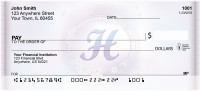 Window Of Spring Monogram H Personal Checks | BBJ-77
