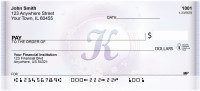 Window Of Spring Monogram K Personal Checks | BBJ-80