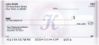 Window Of Spring Monogram K Personal Checks | BBJ-80