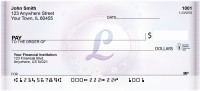 Window Of Spring Monogram L Personal Checks | BBJ-81
