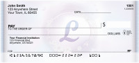 Window Of Spring Monogram L Personal Checks | BBJ-81