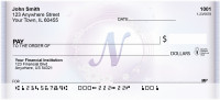 Window Of Spring Monogram N Personal Checks | BBJ-83