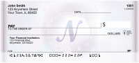 Window Of Spring Monogram N Personal Checks | BBJ-83